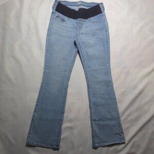 LEVI’S womens PANTS blue MATERNITY jeans SIGNATURE bootcut SIZE LARGE